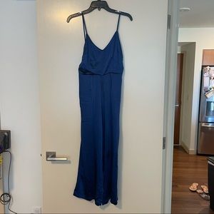 F21 Sensemill Satin Jumpsuit